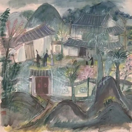 林風(fēng)眠經(jīng)典“藝術(shù)燈塔”照亮孤獨(dú)癥兒童